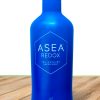 botella azul asea